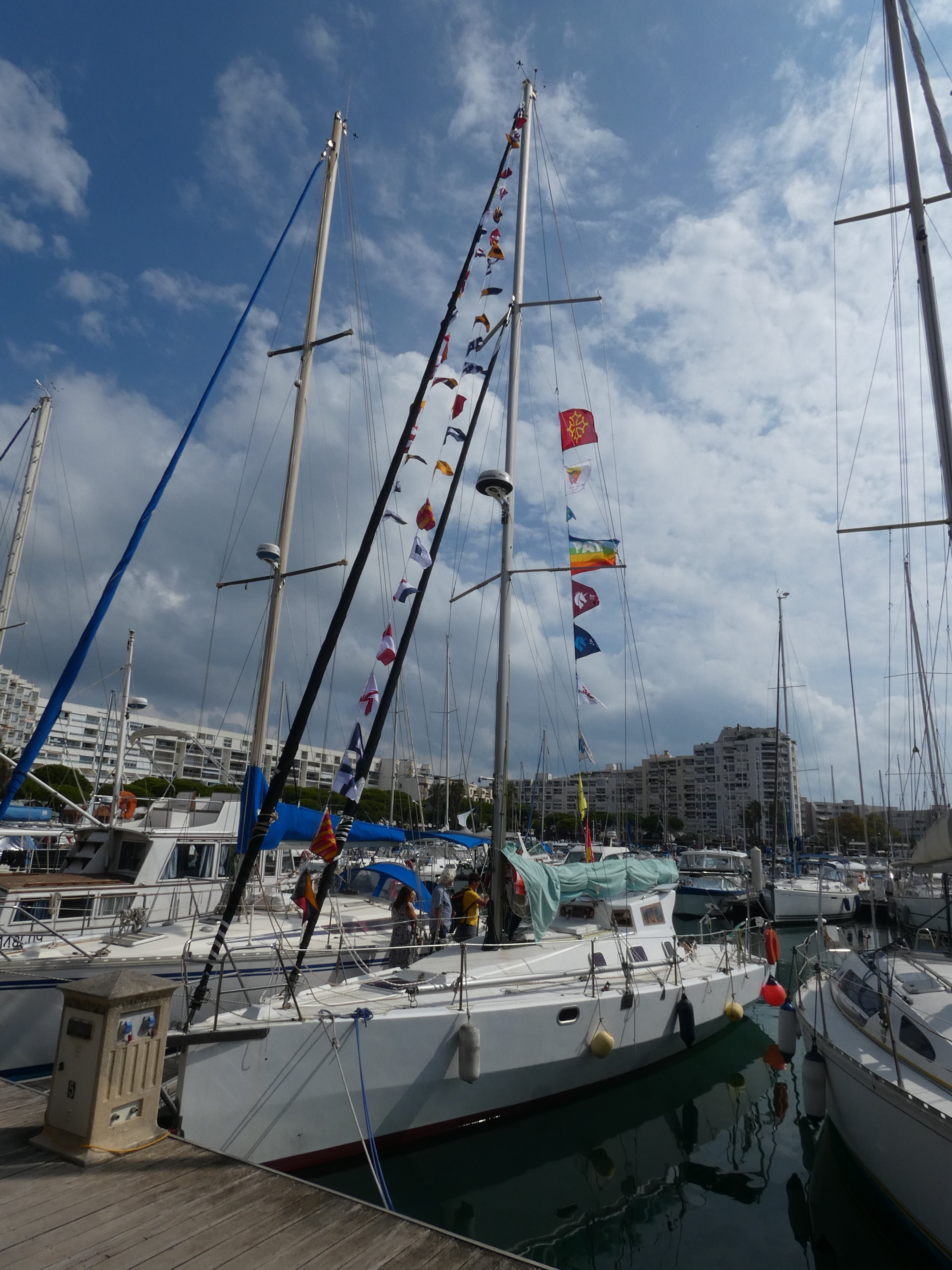 Aqui Lou à quai le jour J