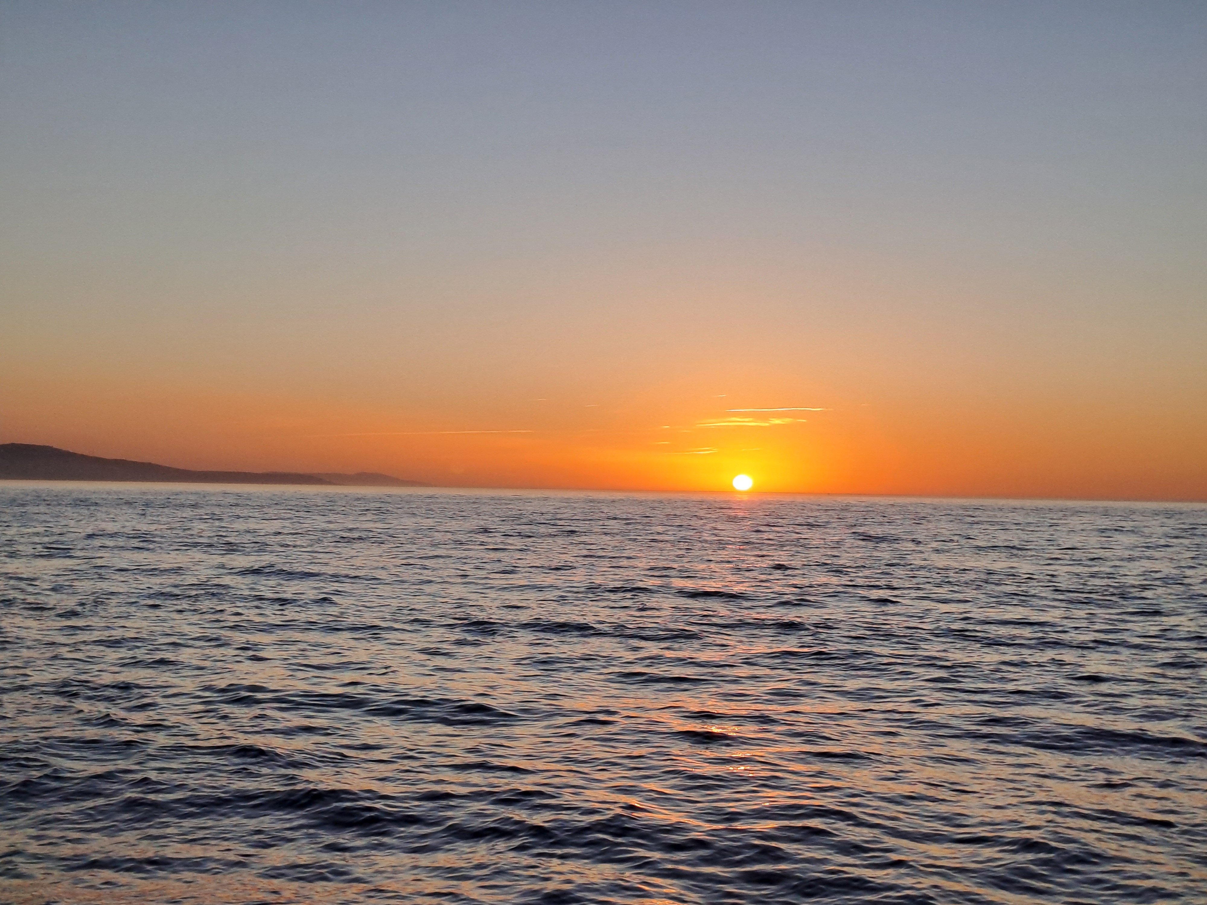 le coucher de soleil vers l’océan Atlantique la Mor Braz (Grande mer) comme disent mes camarades bretons !